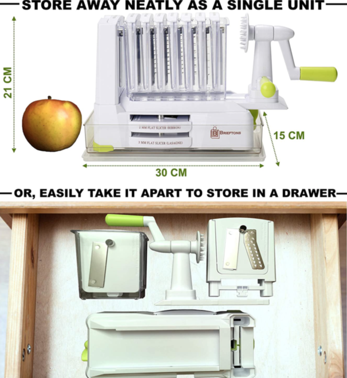 Brieftons 10-Blade Spiralizer