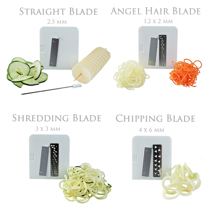 paderno world cuisine spiralizer pro